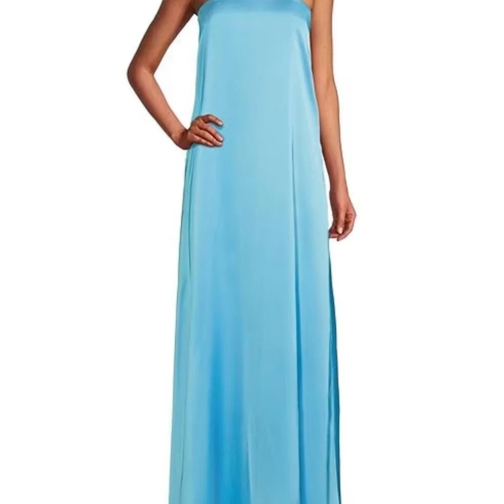 Antonio milani blue maxi dress